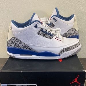 2011 Air Jordan 3 “True Blue” Mens Size 12